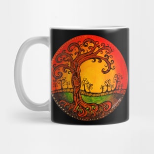 Spooky Halloween Trees Mug